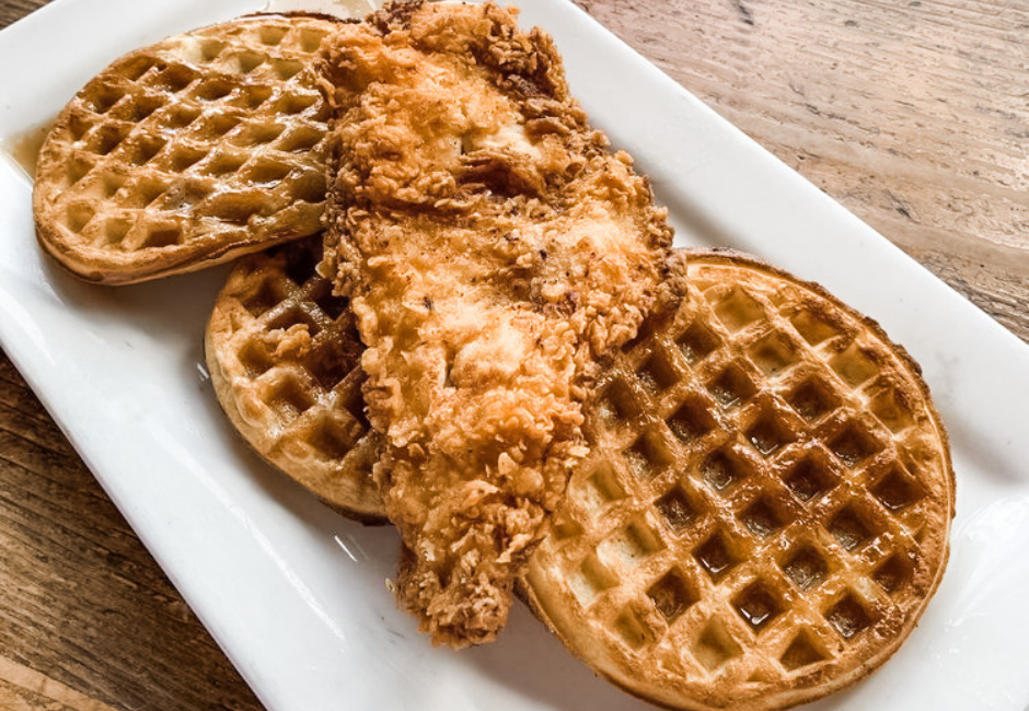 Tarpon River Brewing Chicken + Waffles